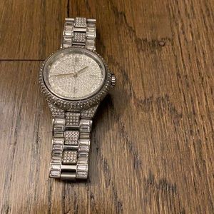Michael kors womens Swarovski crystals watch